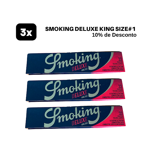Combo Seda Smoking Deluxe King Size