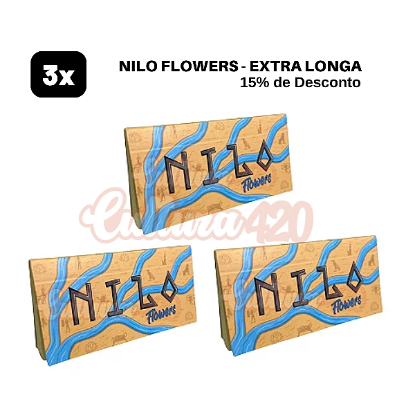 Combo Piteira Nilo Flowers - Extra Longa