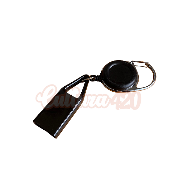 Porta Isqueiro Preto Pequeno - Anti Rato