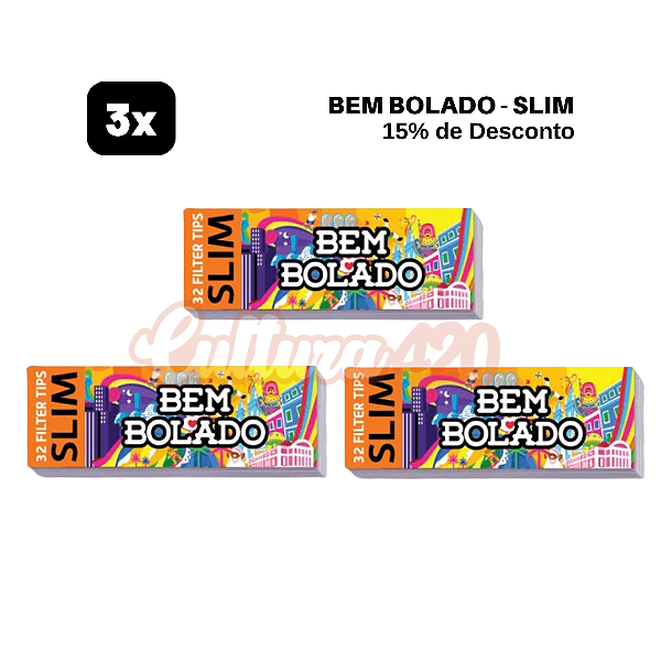 Combo Piteira Bem Bolado - Slim