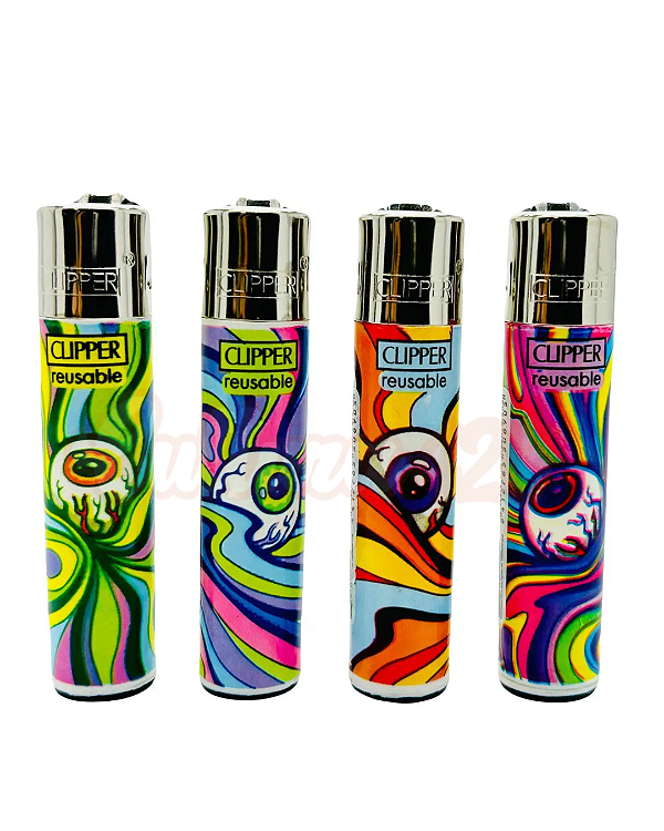 Isqueiro Clipper Grande - Psychedelic Art 4