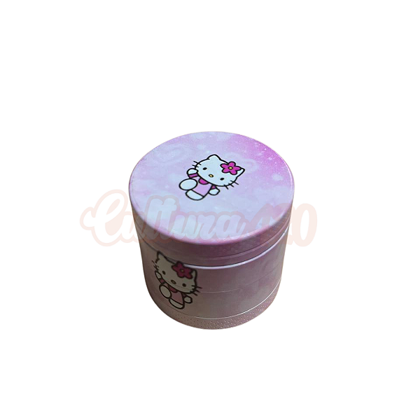 Dichavador de Metal 4 Partes 40mm - Hello Kitty Rosa