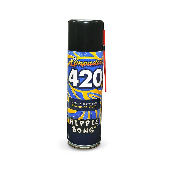Spray Limpador para Piteiras de Vidro 420 - Hippie Bong