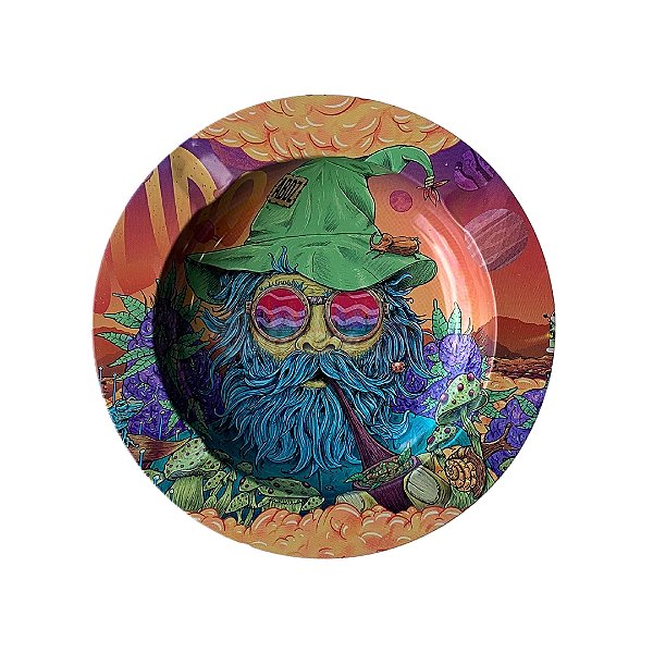 Cinzeiro de Metal Redondo Abduzido - Mago Hipongo