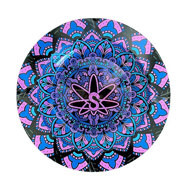 Cinzeiro de Metal Redondo Sadhu - Pink Mandala