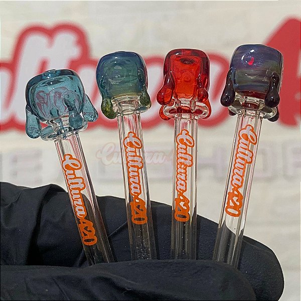 Piteira de Vidro Cultura 420 - Cubo de Gelo