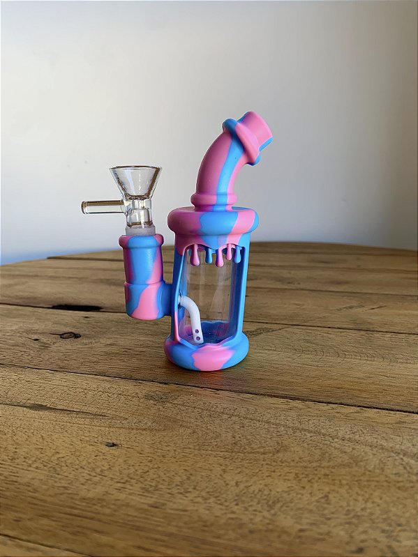 Bong de Silicone c/ Vidro