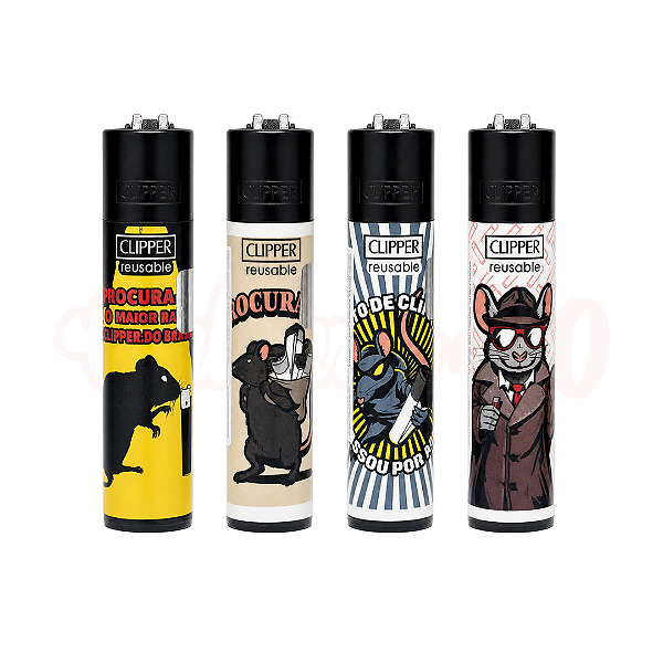 Isqueiro Clipper Grande - Ratos de Clipper