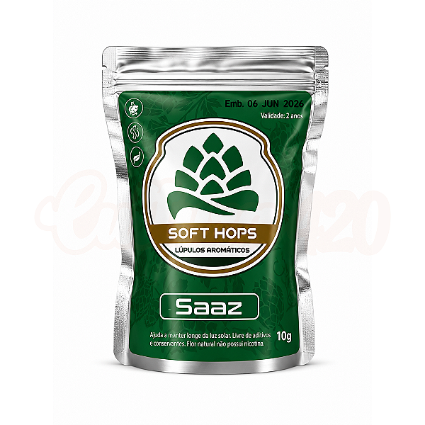 Lúpulo Soft Hops Saaz - 10g