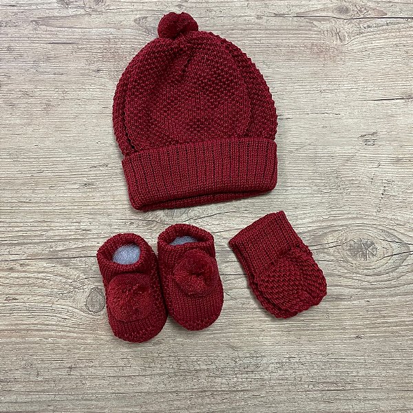 Conjunto Pompom - Vermelho