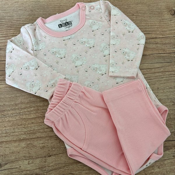 Conjunto Ovelha - Rosa