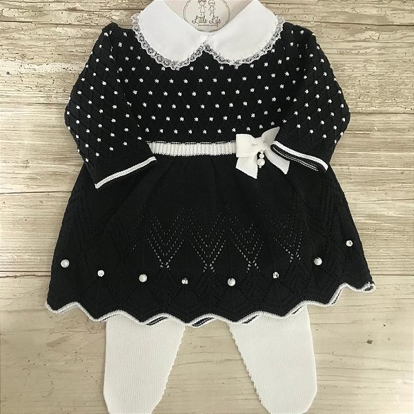 Vestido Casinha de Abelha -Preto