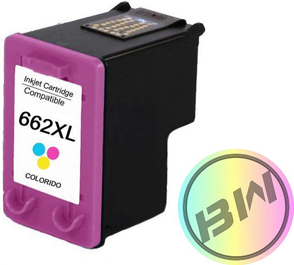 Cartucho Hp 662 XL Colorido Compatível - BW Printer - BW Printer - Toners e  Cartuchos