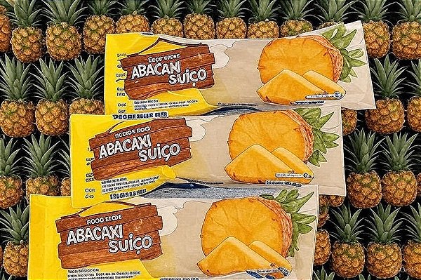 Picolé Abacaxi Suíço