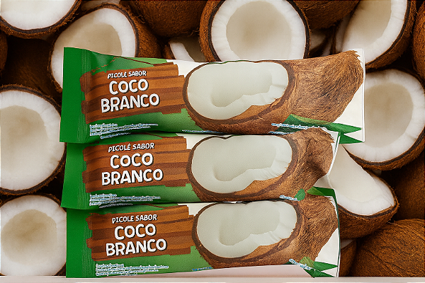 Picolé Coco Branco