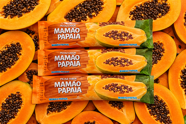 Picolé Mamão Papaia