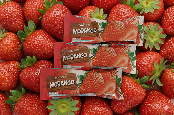 Picolé Morango