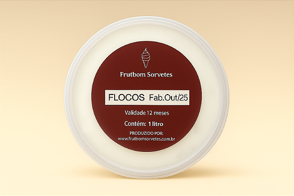 Sorvete Flocos 1l
