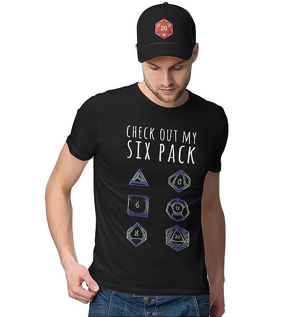 Camiseta Dungeons & Dragons - Set de Dados