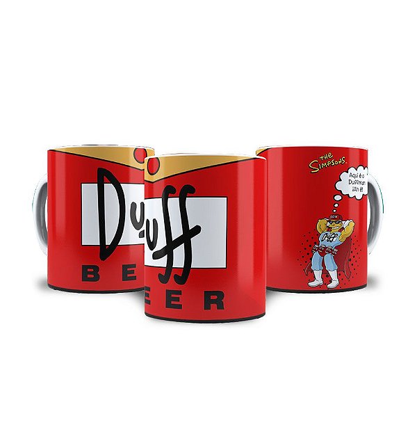 Caneca Os Simpsons – Duff Beer