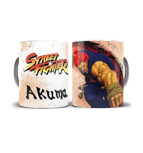 Caneca Street Fighter – Akuma