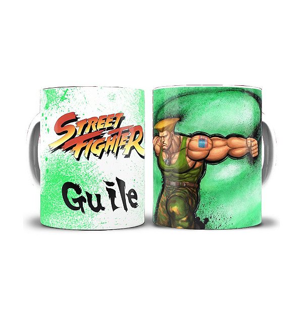 Caneca Street Fighter – Guile