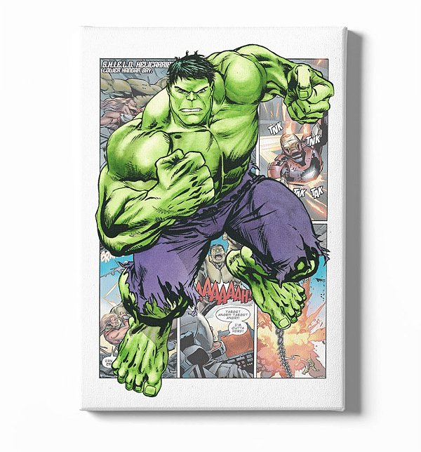 Poster Hulk Quadrinhos