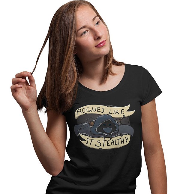 Camiseta Dungeons & Dragons – Rogues Likes It Stealthy