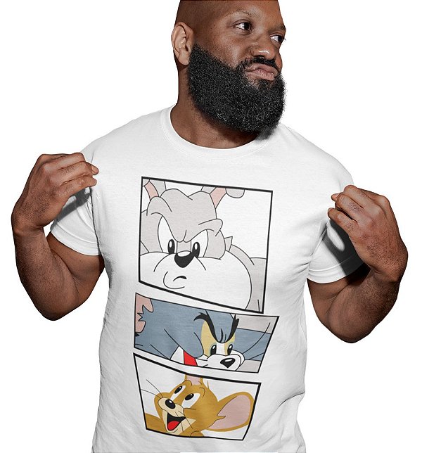 Camiseta Tom, Jerry & Spike