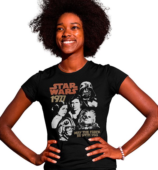 Camiseta Star Wars – May the Force Be With You