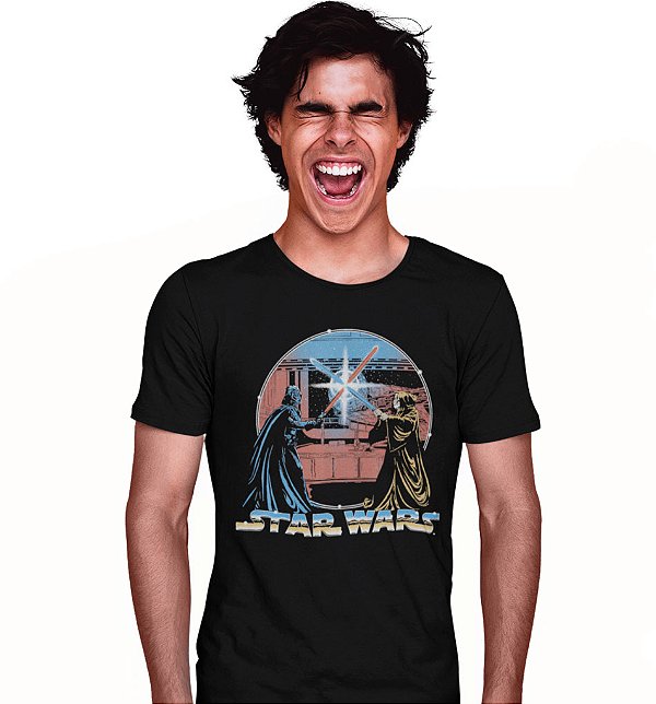 Camiseta Star Wars – Vader X Obi Wan Classic