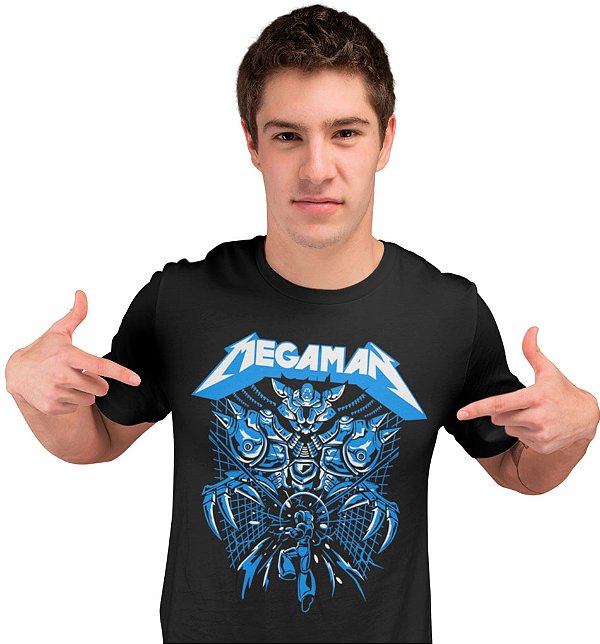 Camiseta Megaman-Tallica