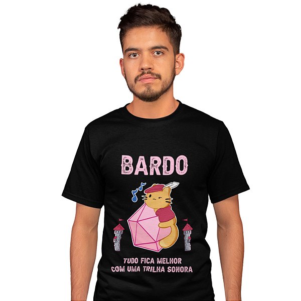 Camiseta Dungeons & Dragons – Gato Bardo