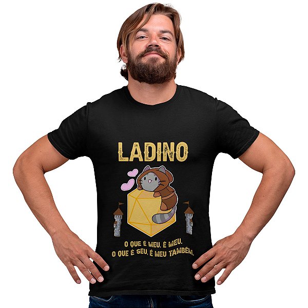 Camiseta Dungeons & Dragons – Gato Ladino