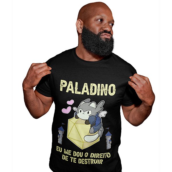 Camiseta Dungeons & Dragons – Gato Paladino