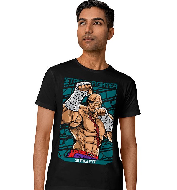 Camiseta Street Fighter – Sagat