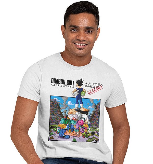 Camiseta Dragon Ball - All Kills of Vegeta