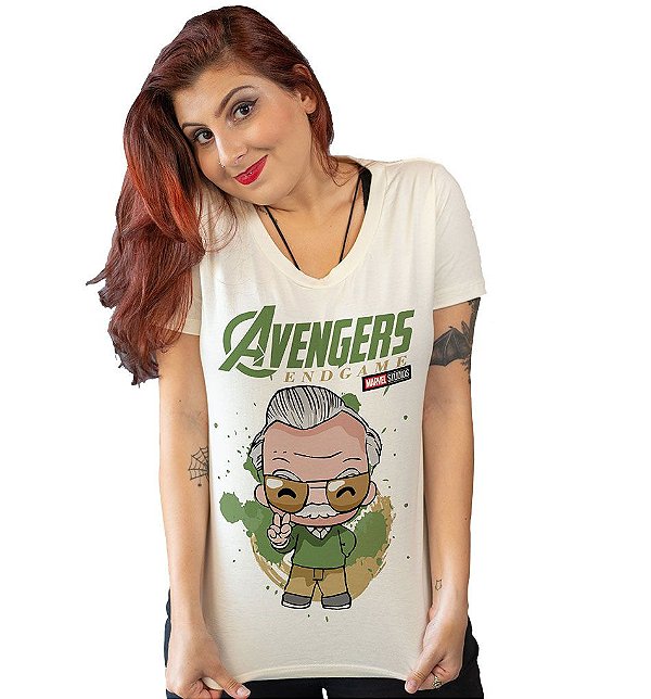 Camiseta Vingadores Stan Lee