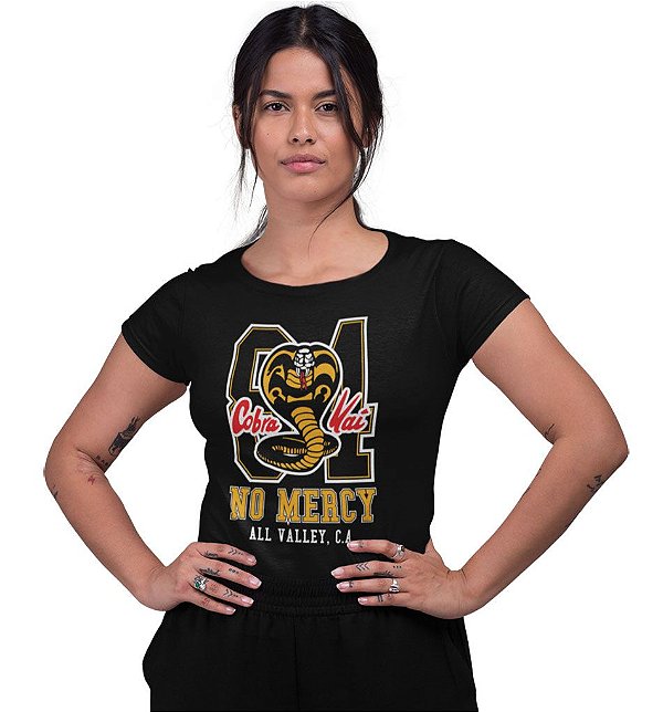 Camiseta Cobra Kai - No Mercy!