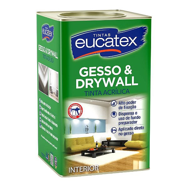 TINTA GESSO EUCATEX 18L