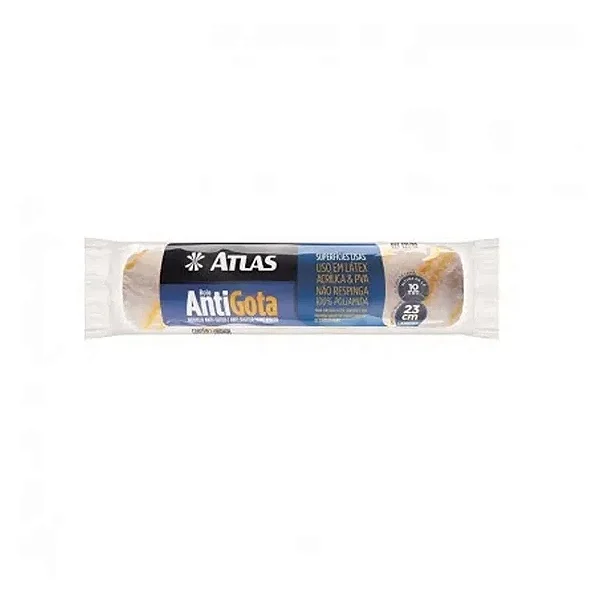 ROLO DE PINTURA ATLAS 23CM X 10MM ANTIGOTA PROFISSIONAL