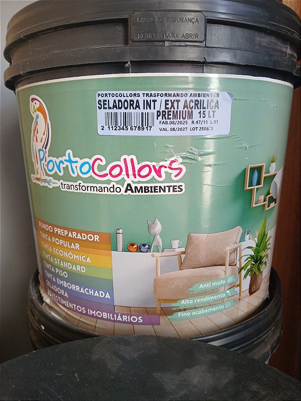SELADORA INT/EXT PREMIUM PORTOCOLLORS 15L