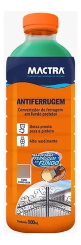 ANTIFERRUGEM MACTRA CONVERTEDOR DE FERRUGEM EM FUNDO PROTETOR 500ML