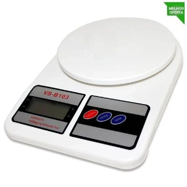 Balança Digital Cozinha de Alta Precisão até 10kg VS-B103