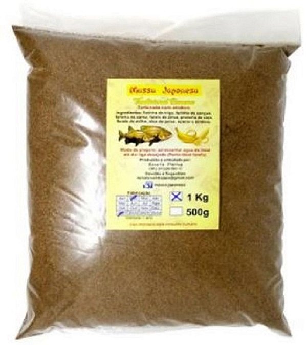 Massa Japonesa Tradicional Banana 1Kg
