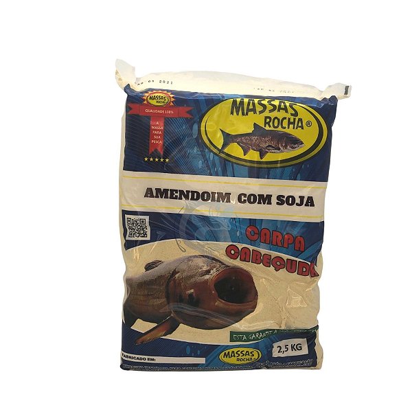 Massa Rocha Carpa Cabeçuda 2,5 Kg - Escolha o SAbor