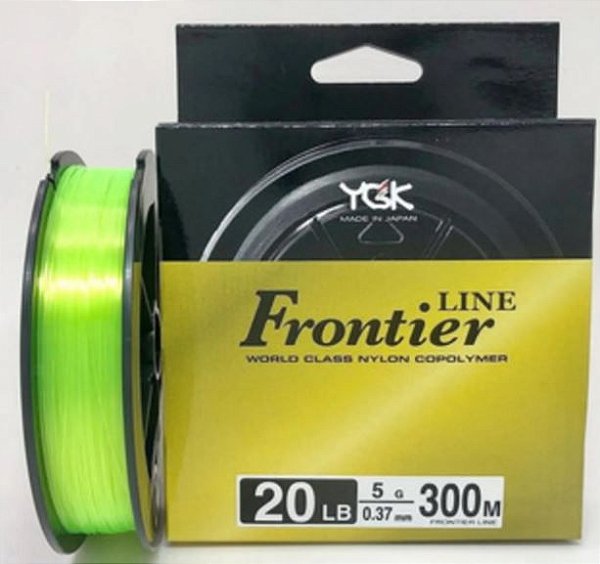 Linha Monofilamento YGK Frontier Verde 300m - Escolha a Bitola
