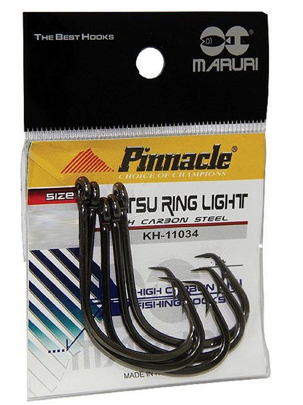 Anzol Maruri Pinnacle Mutsu Ring - Escolha o Tamanho