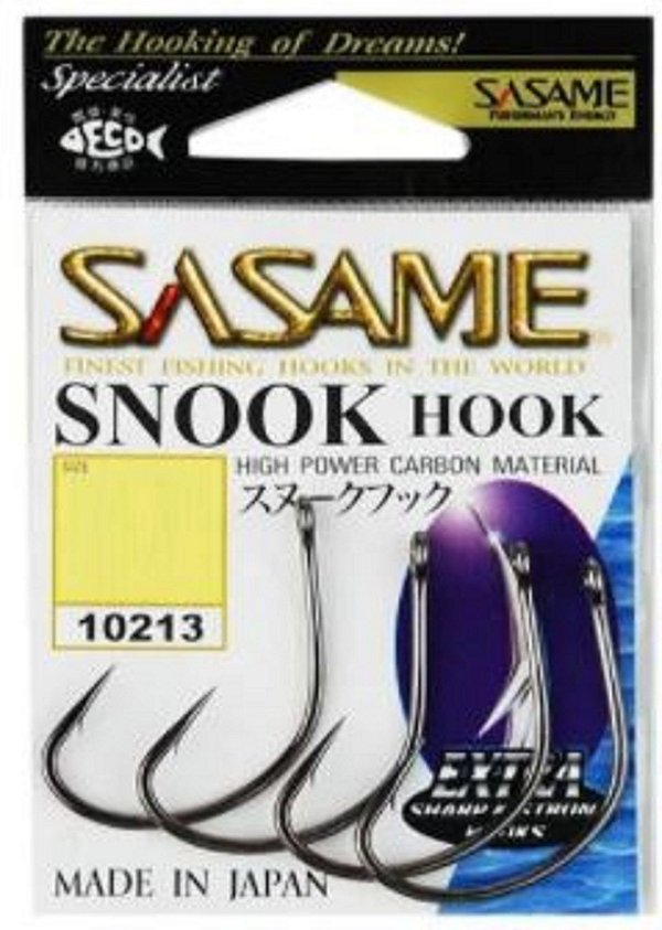 Anzol Sasame Snook Hook Black - Escolha o Tamanho