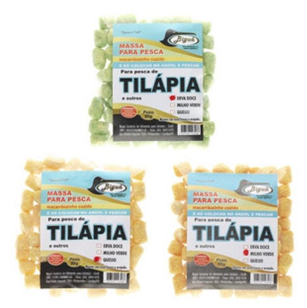 Massa Pronta Biguá para Tilápia - Escolha o Sabor